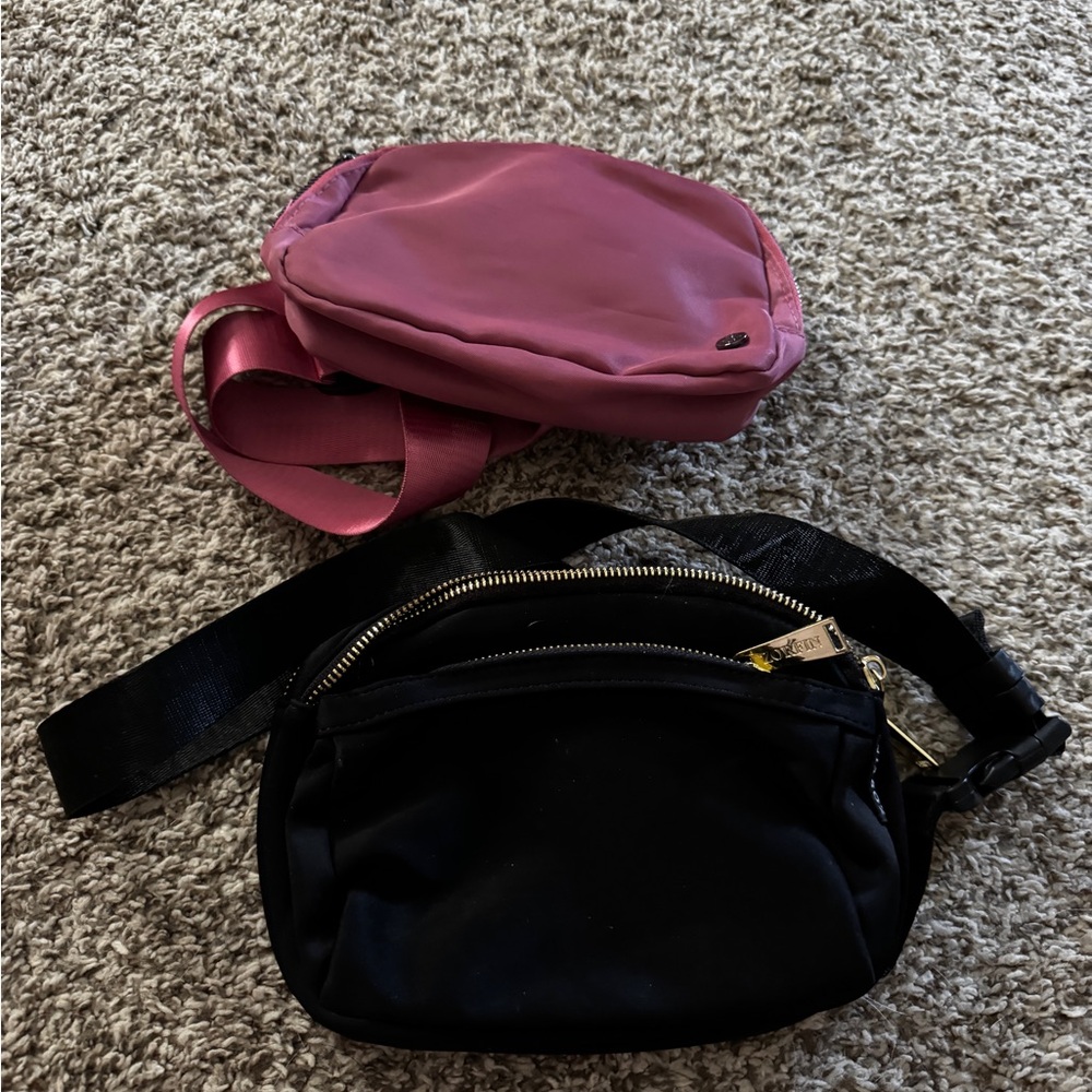 Stylish Black and Pink Women's Bags